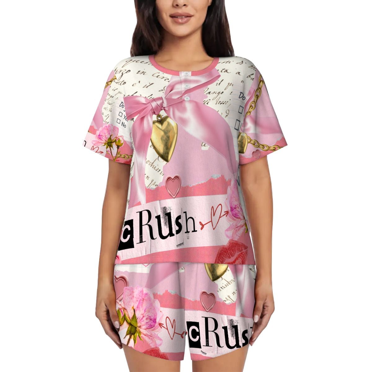 Crush-XOXO Women's Pajama Set