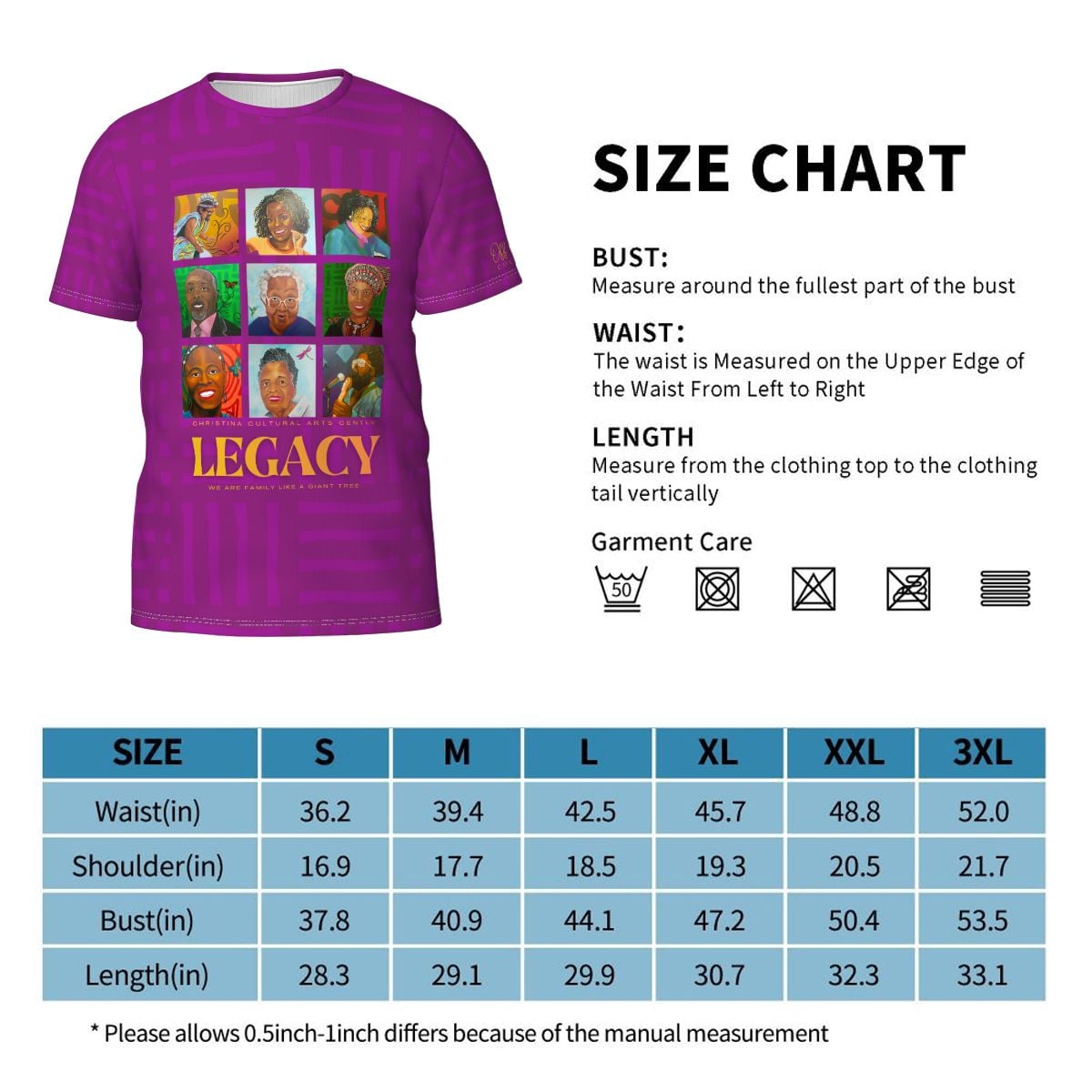Legacy Wall Men's Short Sleeve TShirt w/ Print