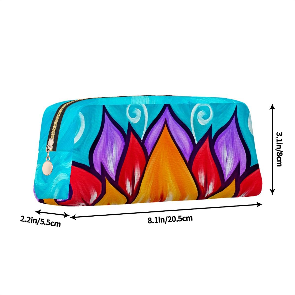 Sunflower Leather Make up Bag