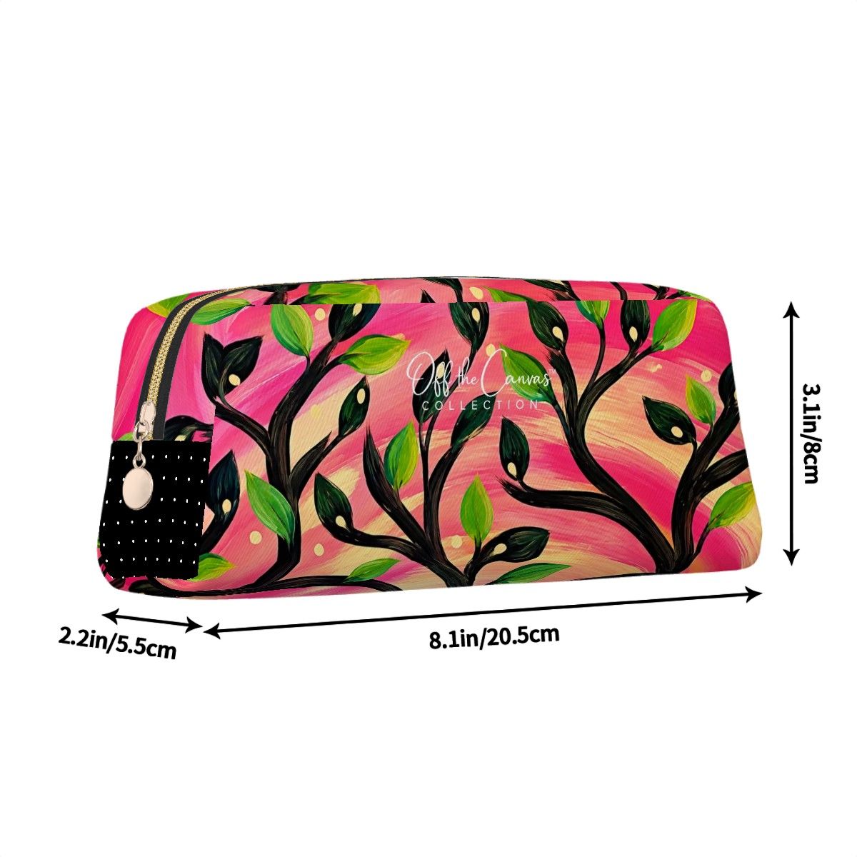 Love Birds Leather Make up Bag