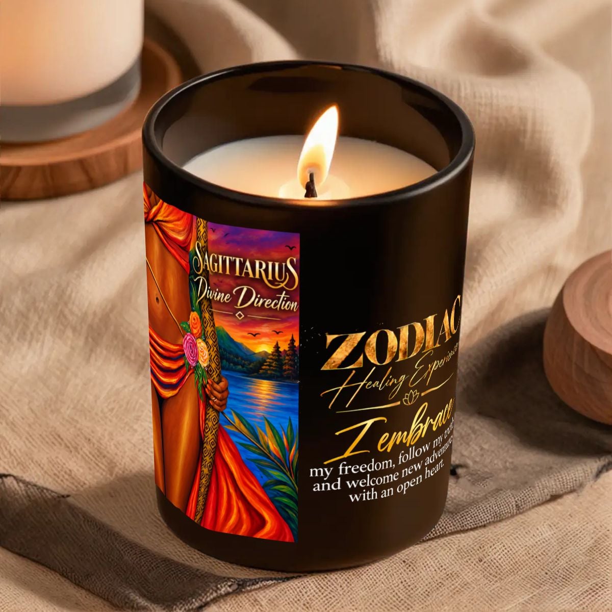 Sagittarius Zodiac Scented Candle (6oz)