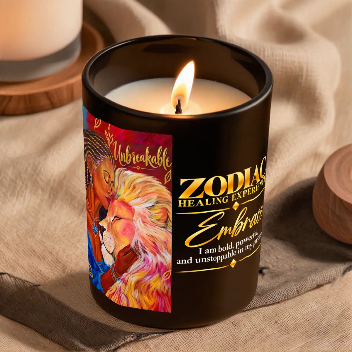 Leo Zodiac Scented Candle (6oz)