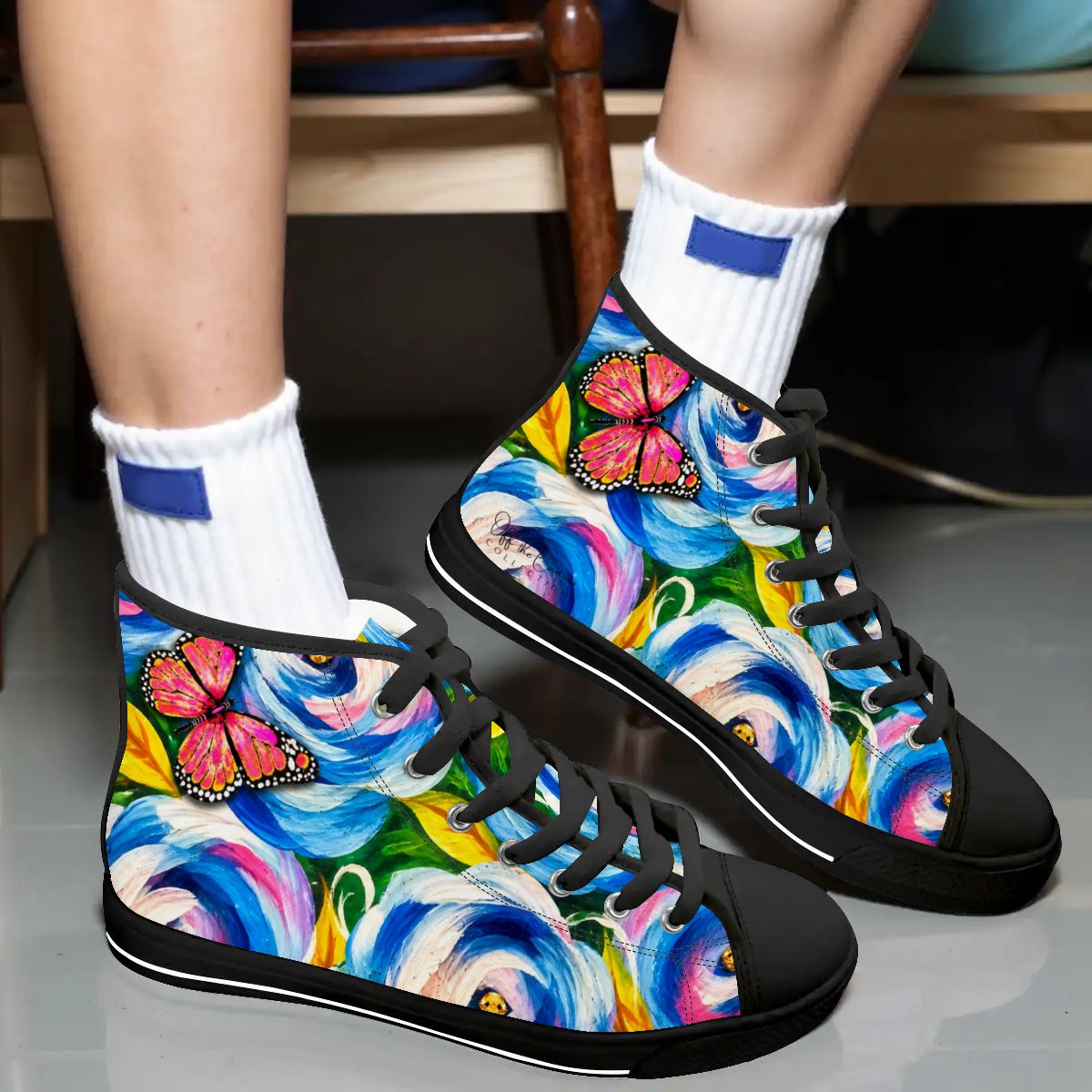 Inner Wisdom Women's High-Top Sneakers