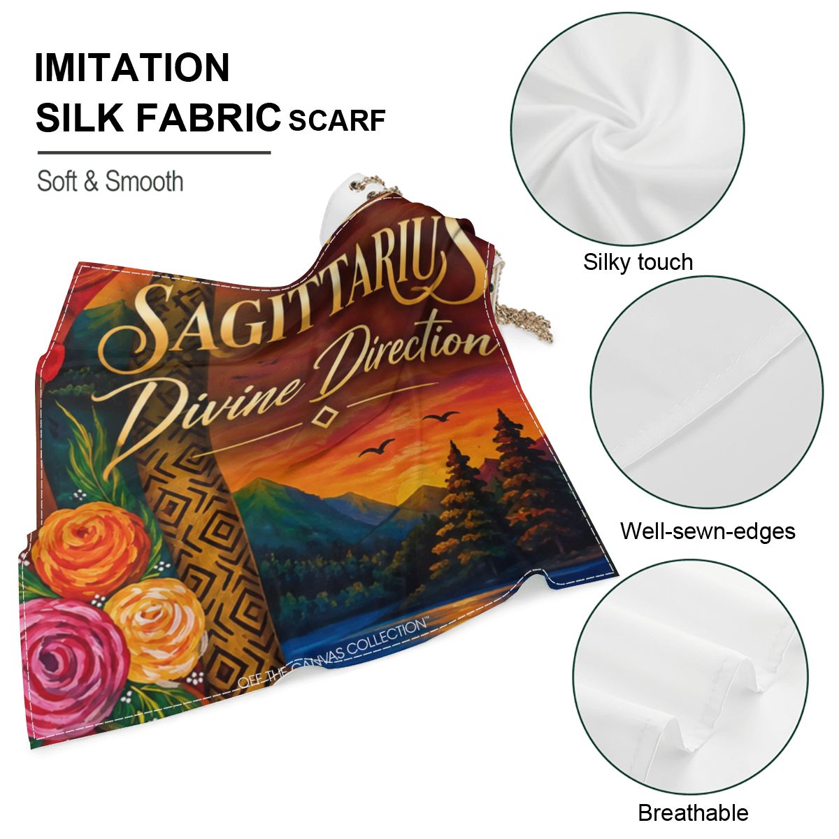 Sagittarius Silk Scarf