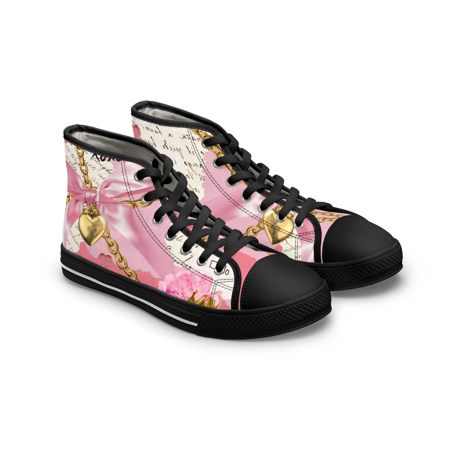 Crush-XOXO Women's Blk High Top Sneakers