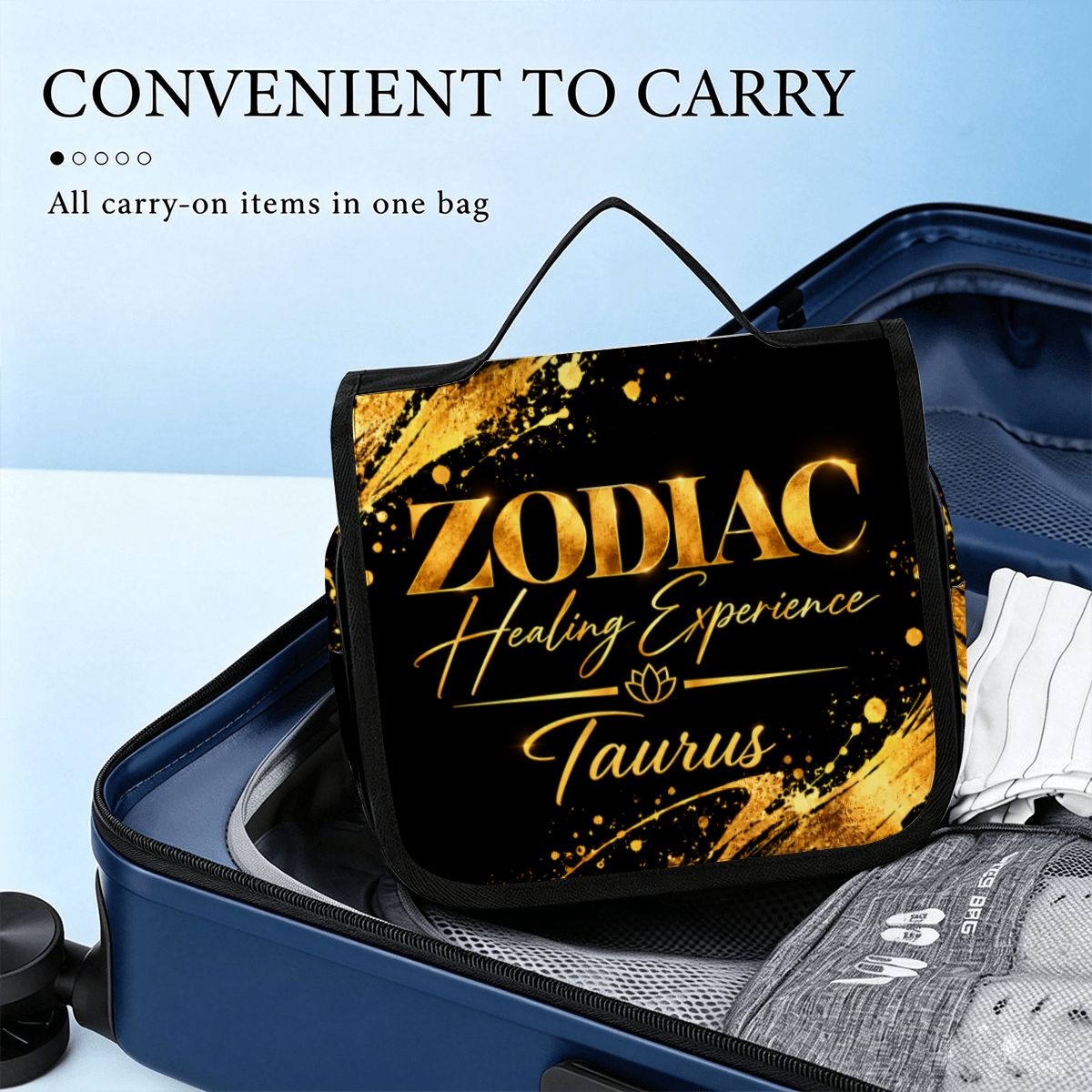 Taurus Healing Toiletry Bag