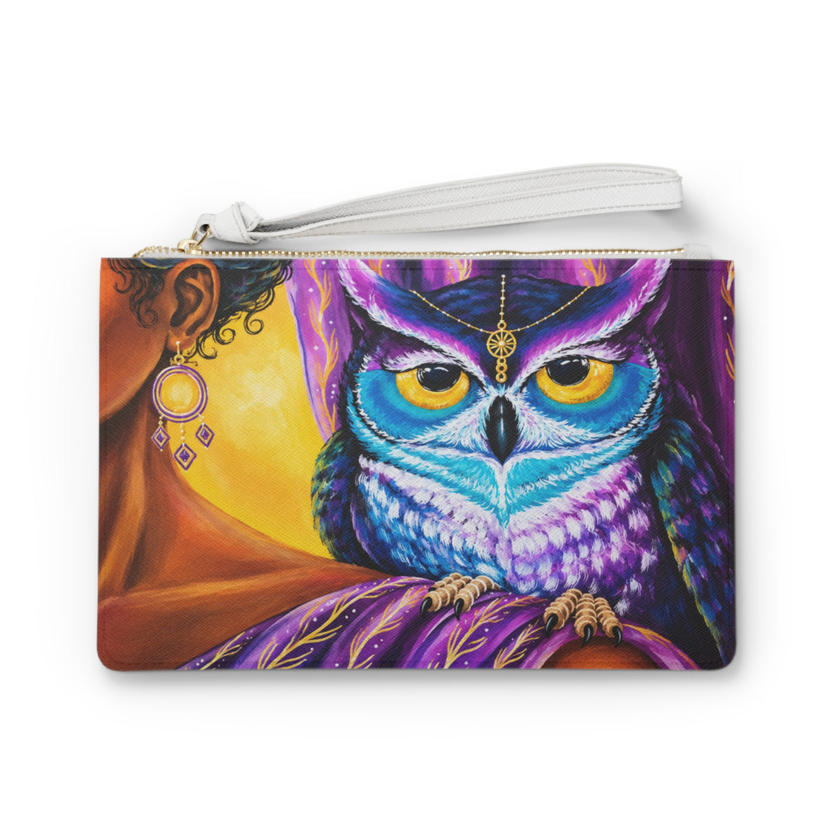Wisdom in Stillness (Virgo) Clutch Bag
