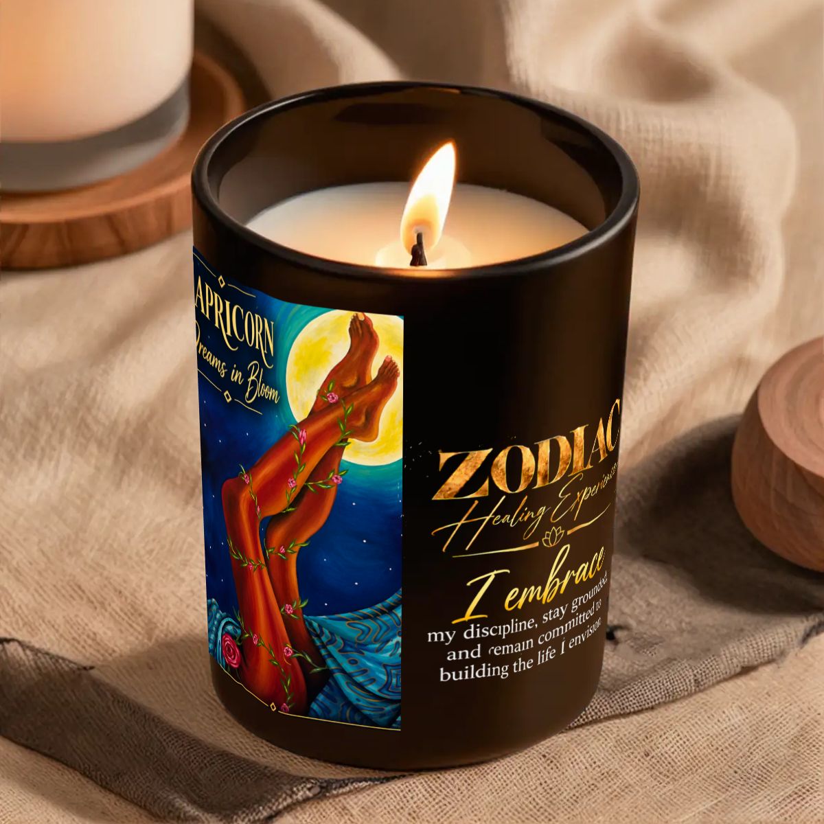 Capricorn Zodiac Scented Candle (6oz)