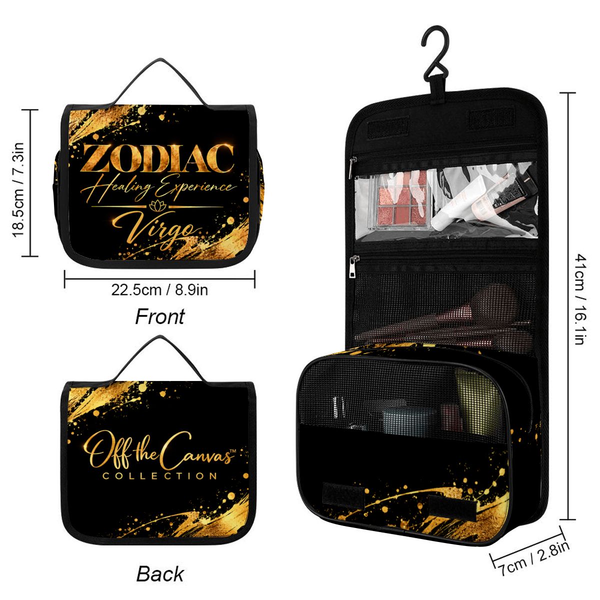 Virgo Healing Toiletry Bag