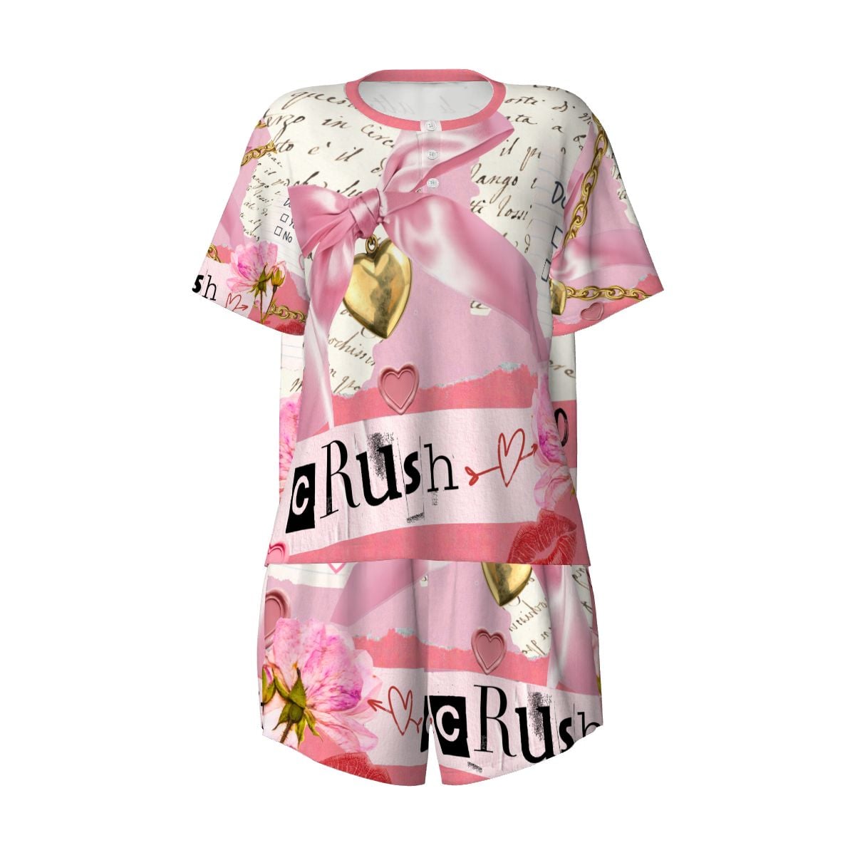 Crush-XOXO Women's Pajama Set