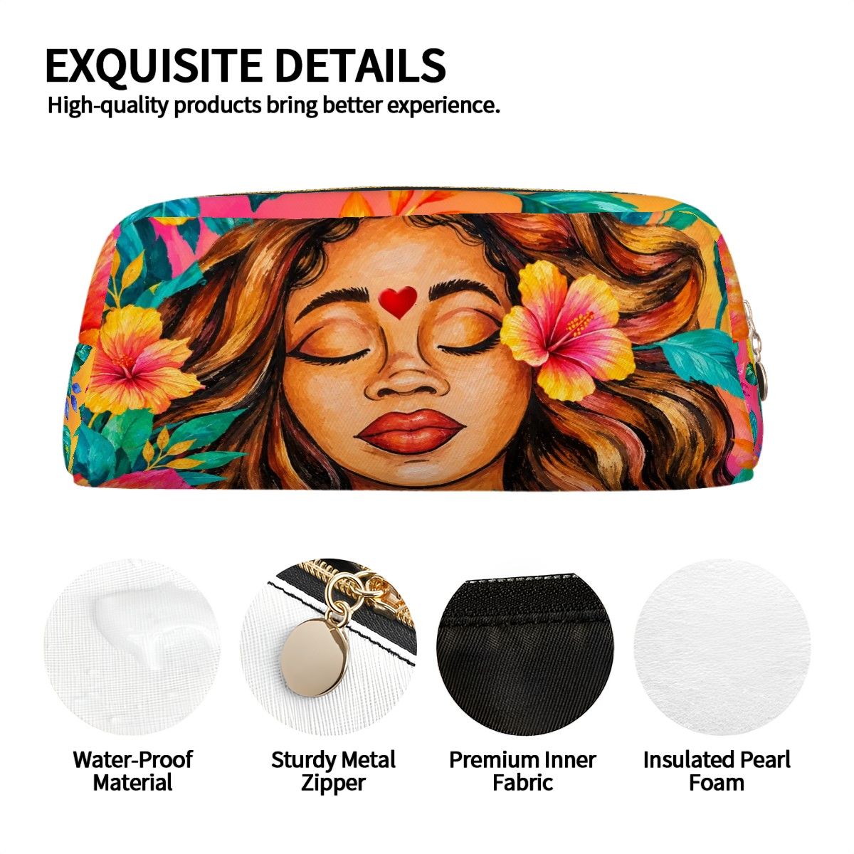 Destiny Leather Makeup Bag