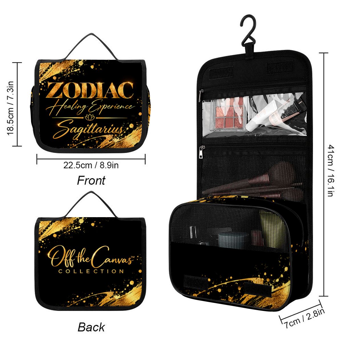Sagittarius Healing Toiletry Bag