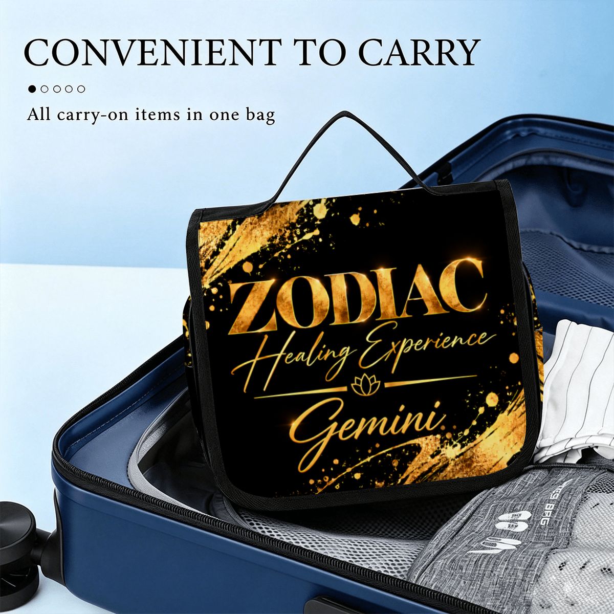 Gemini Healing Toiletry Bag