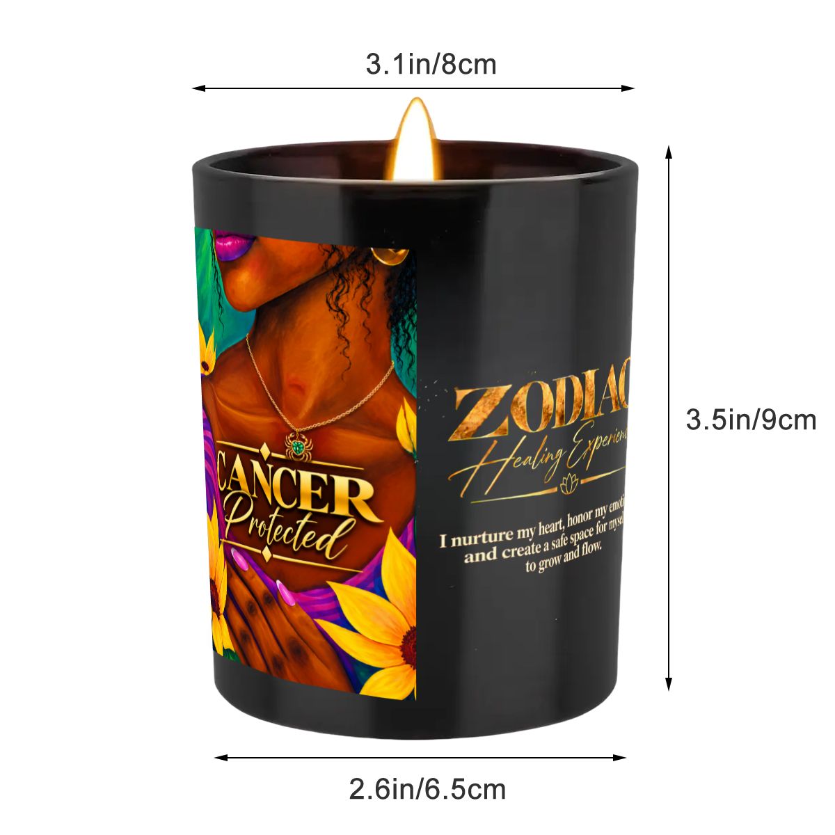 Cancer Zodiac Scented Candle (6oz)