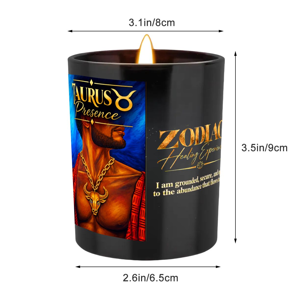 Taurus Zodiac Scented Candle (6oz)