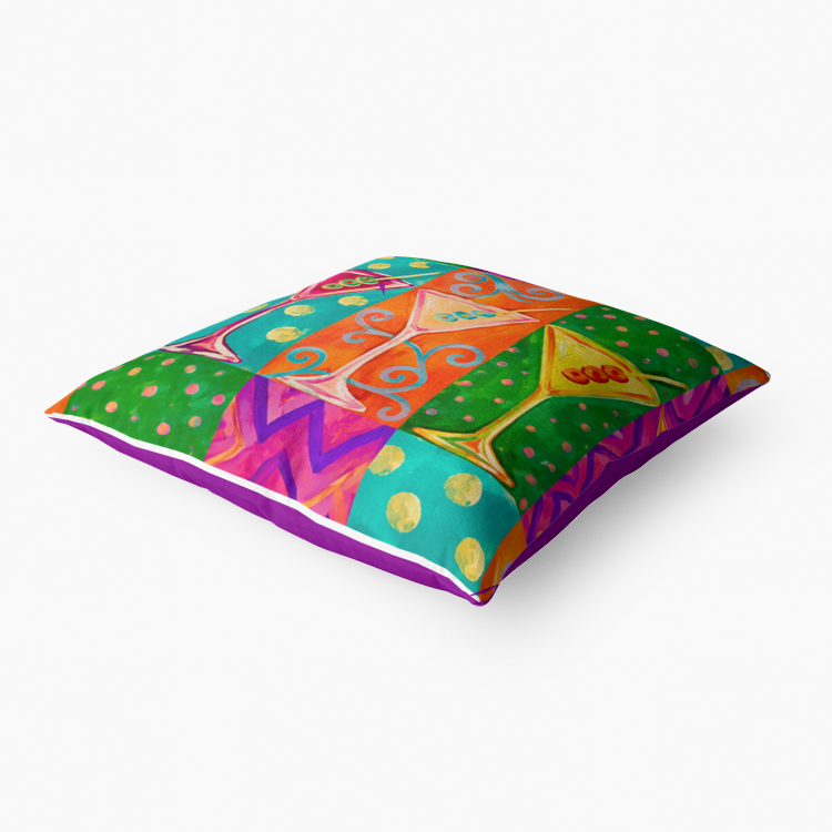 Martini Martini Premium Hypoallergenic Throw Pillow