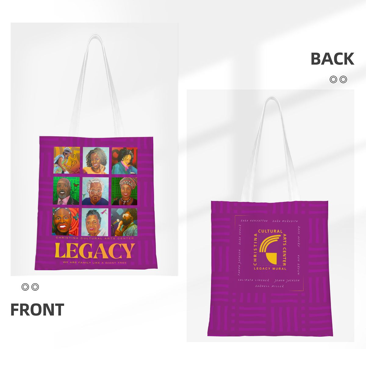 Legacy Mural Canvas Tote Bag 2026