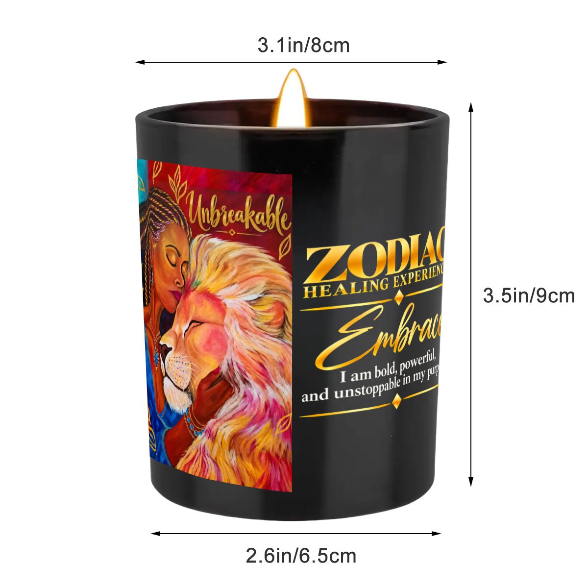 Leo Zodiac Scented Candle (6oz)