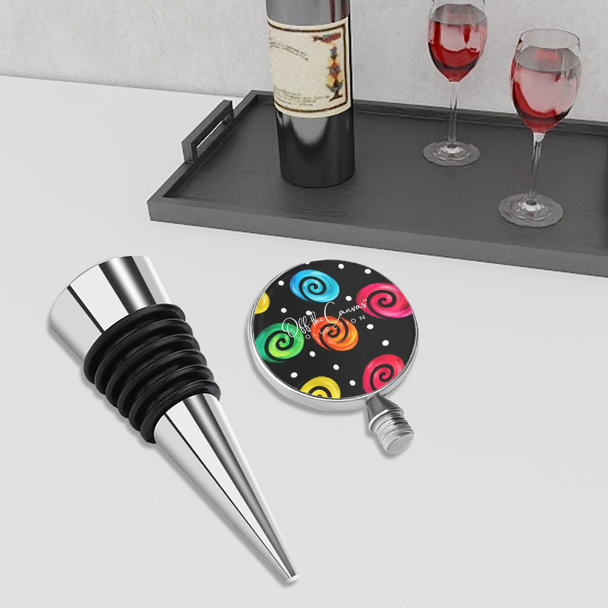 Gum Ball Wine Bottle Stopper