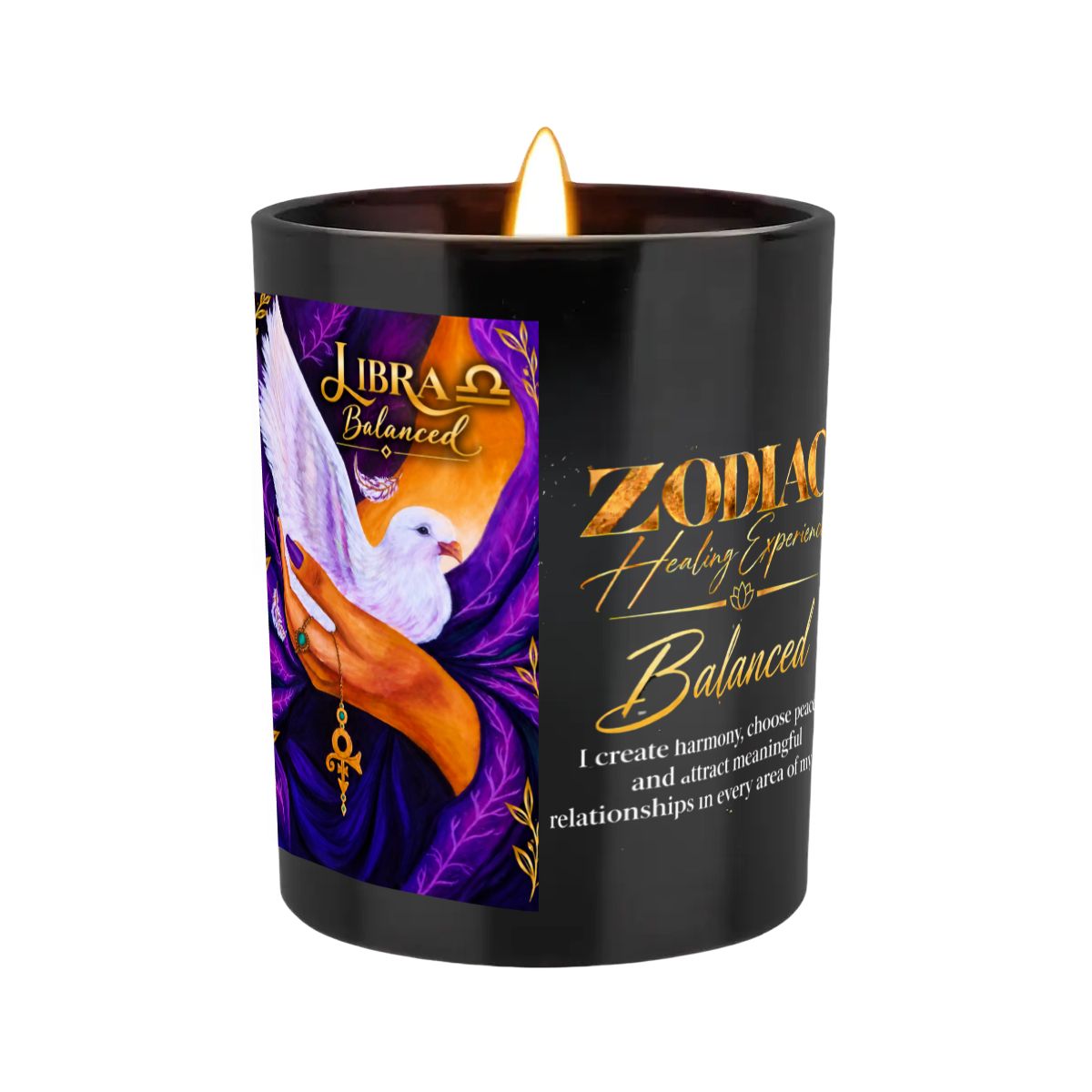 Libra Zodiac Scented Candle (6oz)