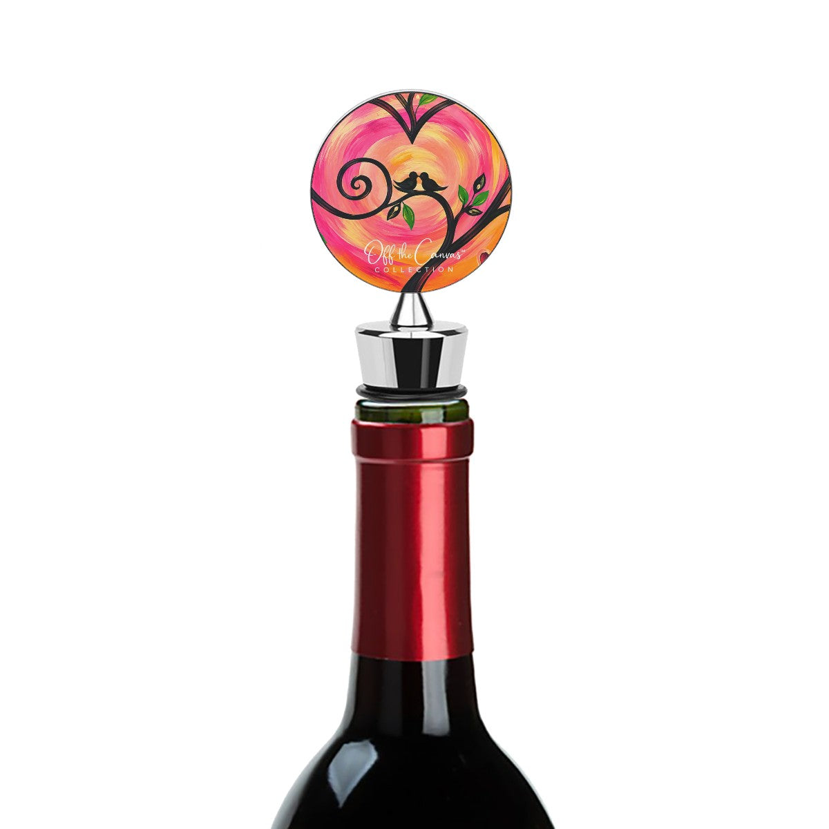 Love Birds Wine Bottle Stopper