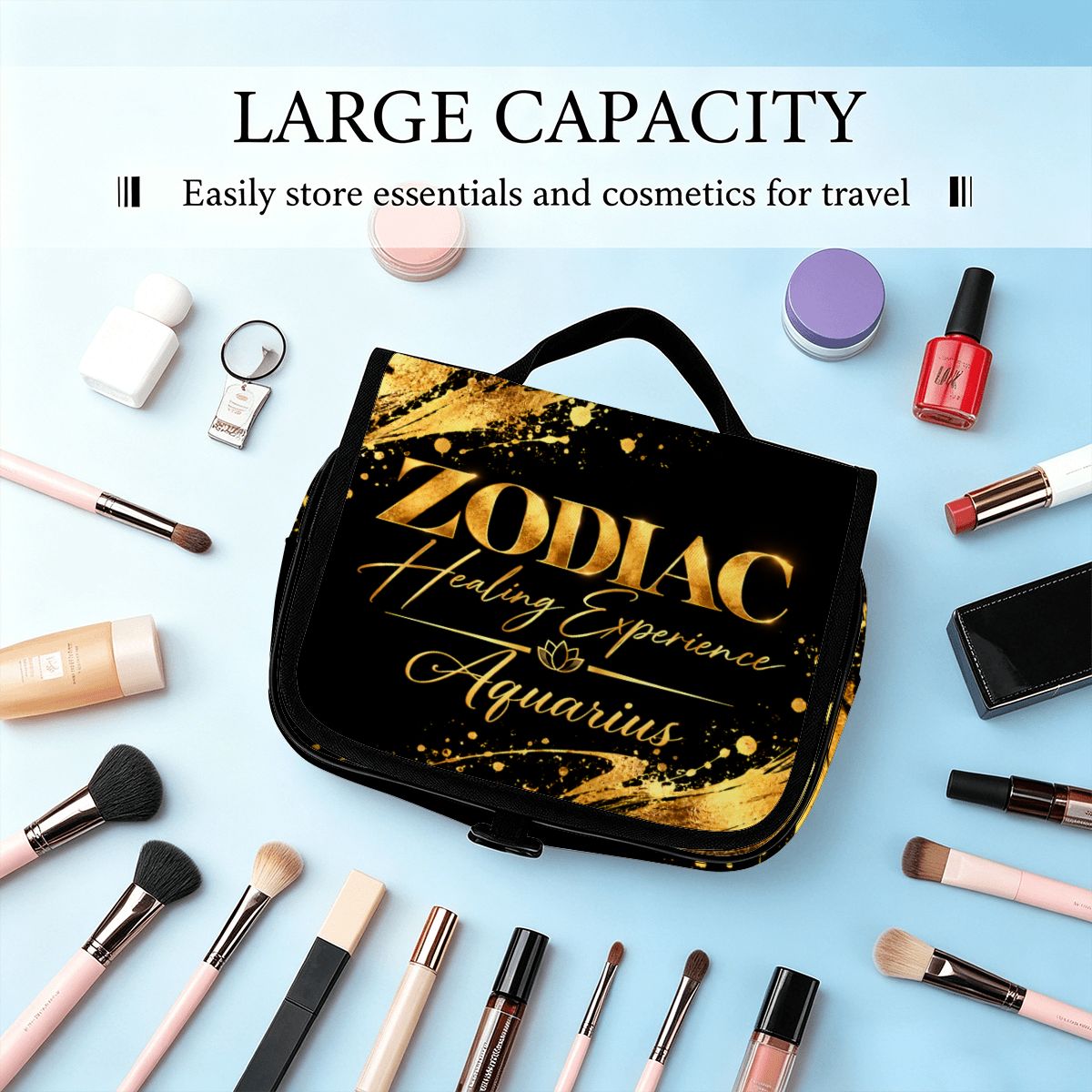 Aquarius Healing Toiletry Bag