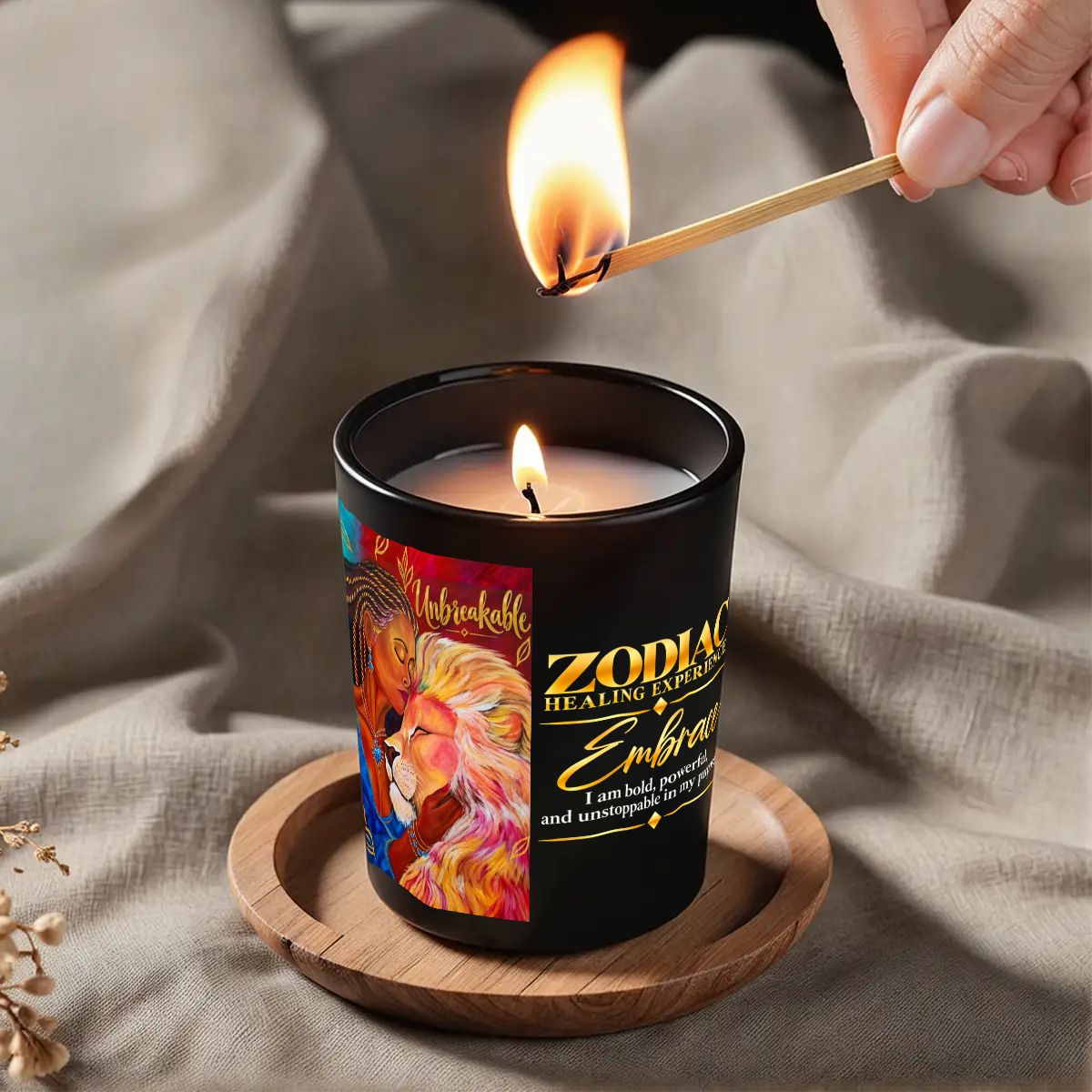 Leo Zodiac Scented Candle (6oz)