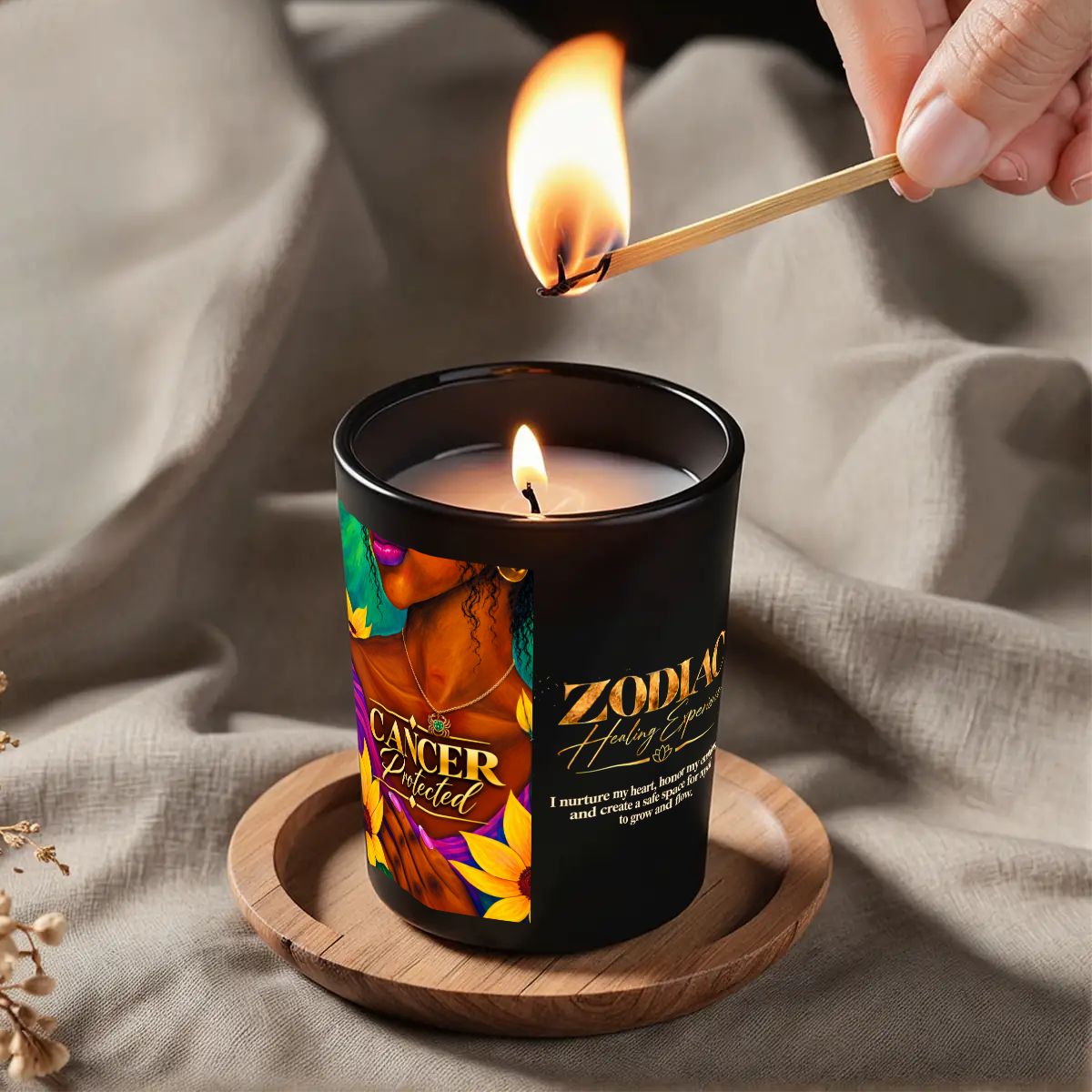 Cancer Zodiac Scented Candle (6oz)