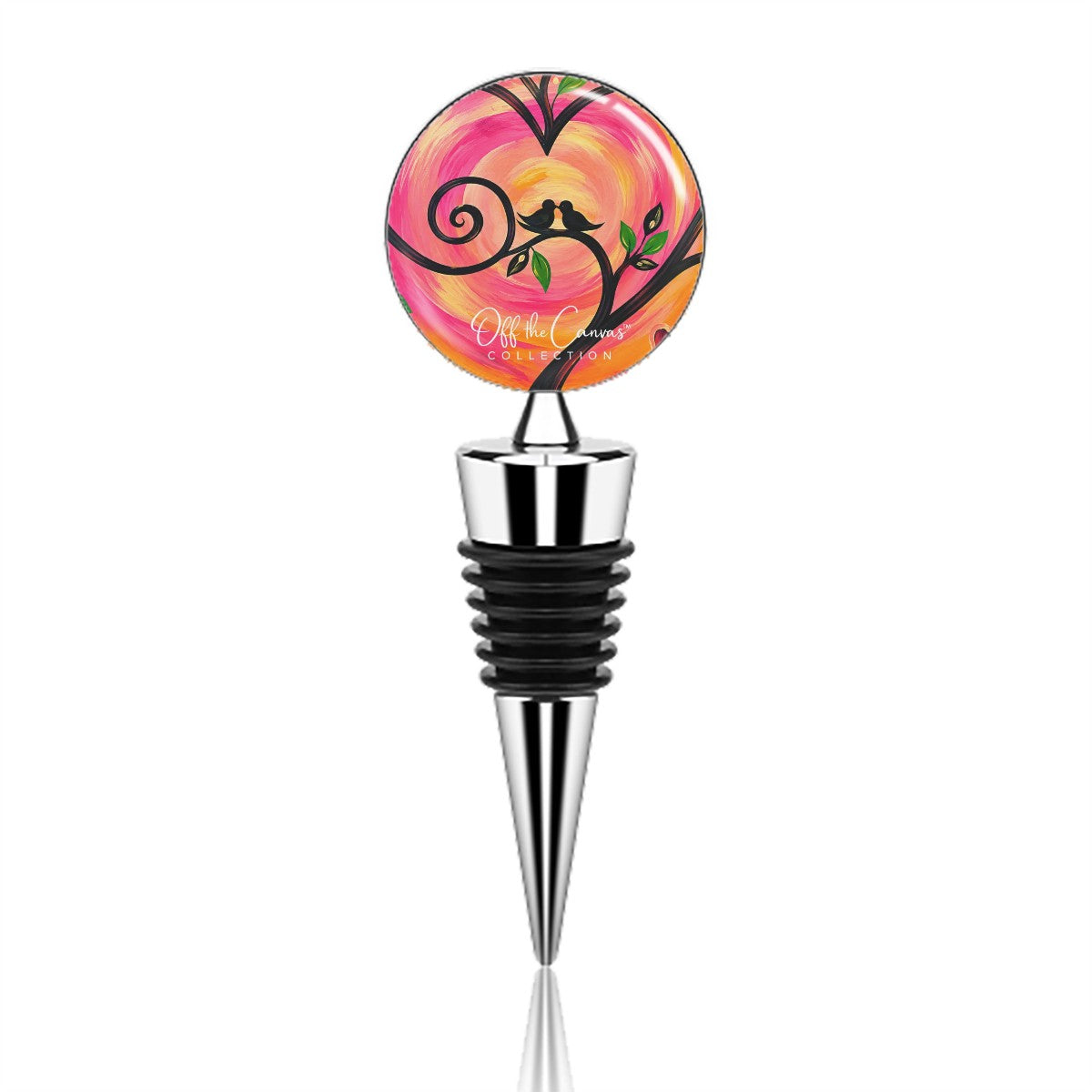 Love Birds Wine Bottle Stopper