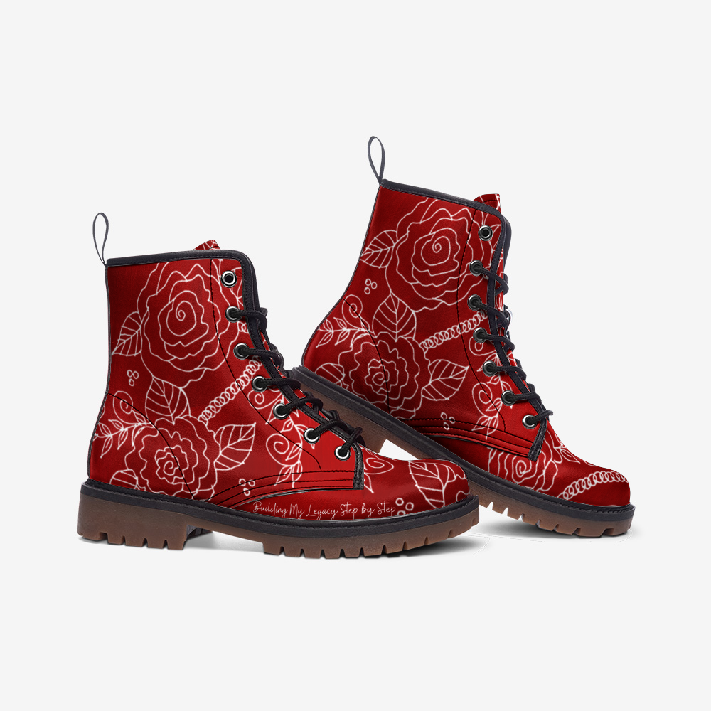 Lady-in-Red Leather Lightweight Boots MT