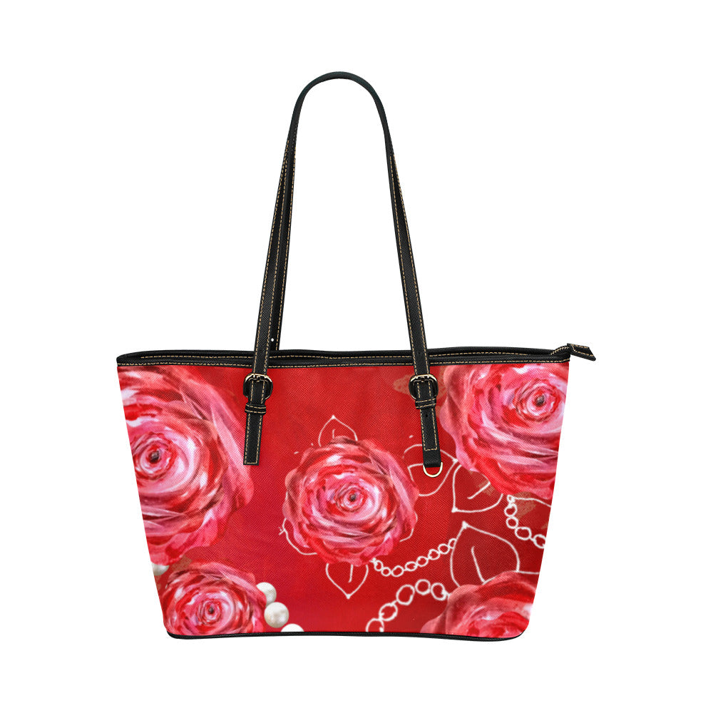 Lady in Red Tote Bag
